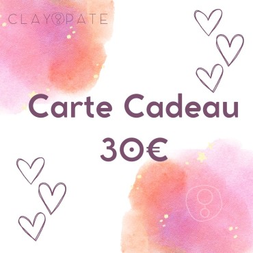 Carte Cadeau 30€