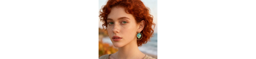 Boucles d’oreilles Cassie - Élégance artisanale et modernité | Clayopate